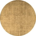 thumbnail image 1 of Ahgly Company Indoor Round Persian Brown Traditional Area Rugs, 4' Round, 1 of 4