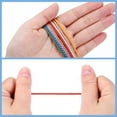 thumbnail image 5 of Uxcell Twisted Cord Trim 16 Yard 0.08 inch 3-Ply Twine Braided Rope Shiny Thread String for Craft Gift Bag Curtain Orange, 5 of 7