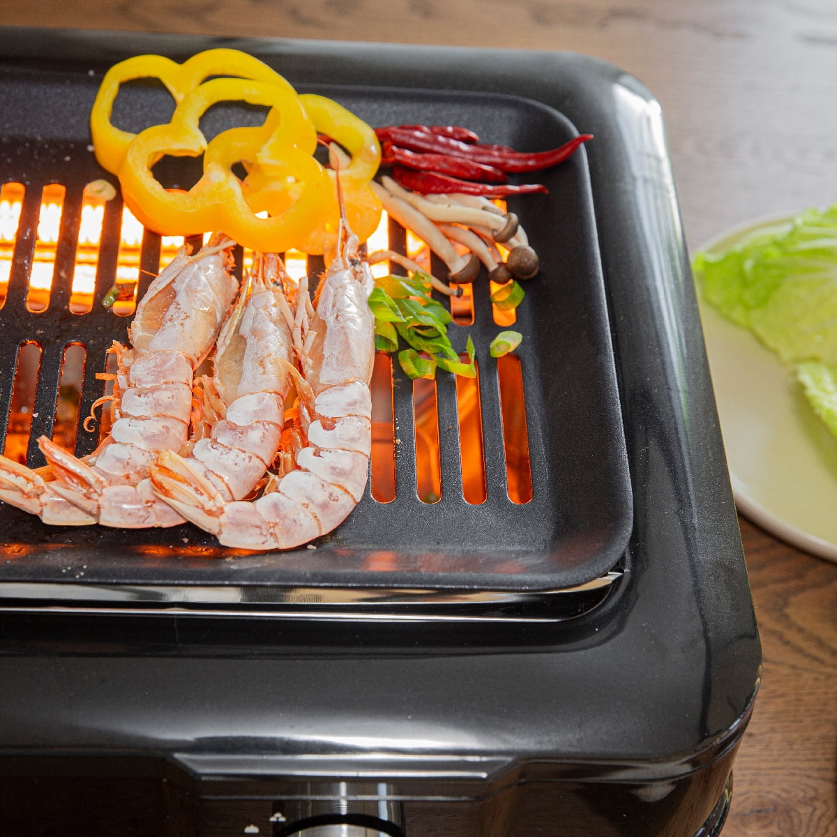 4 Serving Indoor Grill, Low Vision Cooking