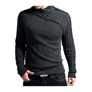 Men Wrap Neck Long Sleeve Stylish 