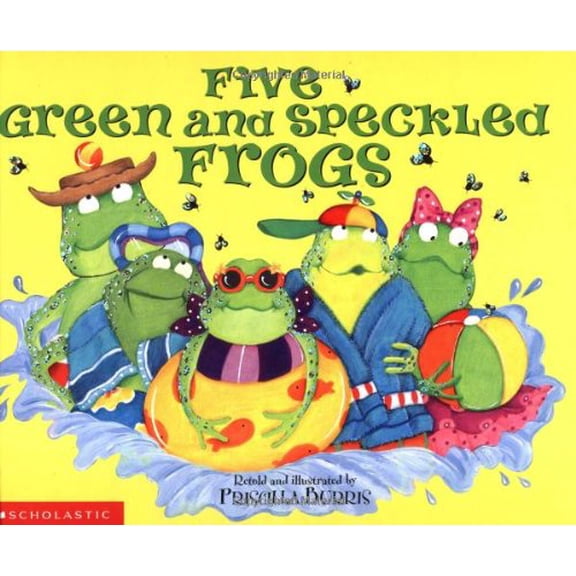 Pre-Owned Five Green and Speckled Frogs (Hardcover) 0439354897 9780439354899