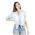 thumbnail image 1 of Blusa camisera mezclilla con nudo AMAD Casual para mujer Talla S, 1 of 5