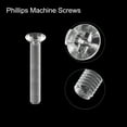 thumbnail image 4 of Unique Bargains M3x20mm Plastic Phillips Machine Screws, PC Flat Head Machine Bolts 10 Pack, 4 of 4