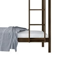 thumbnail image 5 of Castle Place Modern Twin over Twin Wooden Bunk Bed, Walnut, 5 of 8