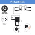 thumbnail image 4 of Heavy Duty Gate , Double Side Gate Latches, Matte Black Fence , Garden Door , Pool Gate, 4 of 7