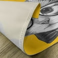 thumbnail image 5 of Ambesonne Animal Place Mats Set of 4, Hipster Kitten Cat, Standard Size, Mustard Grey, 5 of 6