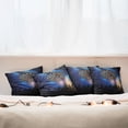 thumbnail image 7 of Ambesonne Galaxy Throw Pillow Cover 4 Pack, Third Eye Milky Way, 16", Multicolor, 7 of 7