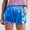 Blue, variant on DuoJiaJ Metallic Shorts for Women Hot Sparkly Shiny Shorts with Pocket Blue L