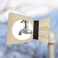 thumbnail image 4 of WNFJR 2-Pack Outdoor Faucet Cover for Winter - Reusable Antifreeze Water Insulated Spigot Protector, Beige, White, Black, Gray, 4 of 5