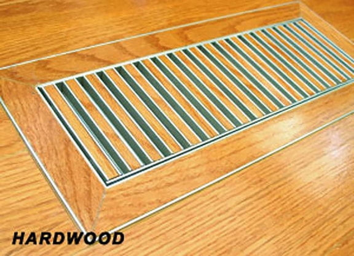 Chameleon Floor Vent Registers - All Sizes - matches any Floor Tile, Hardwood or Laminate