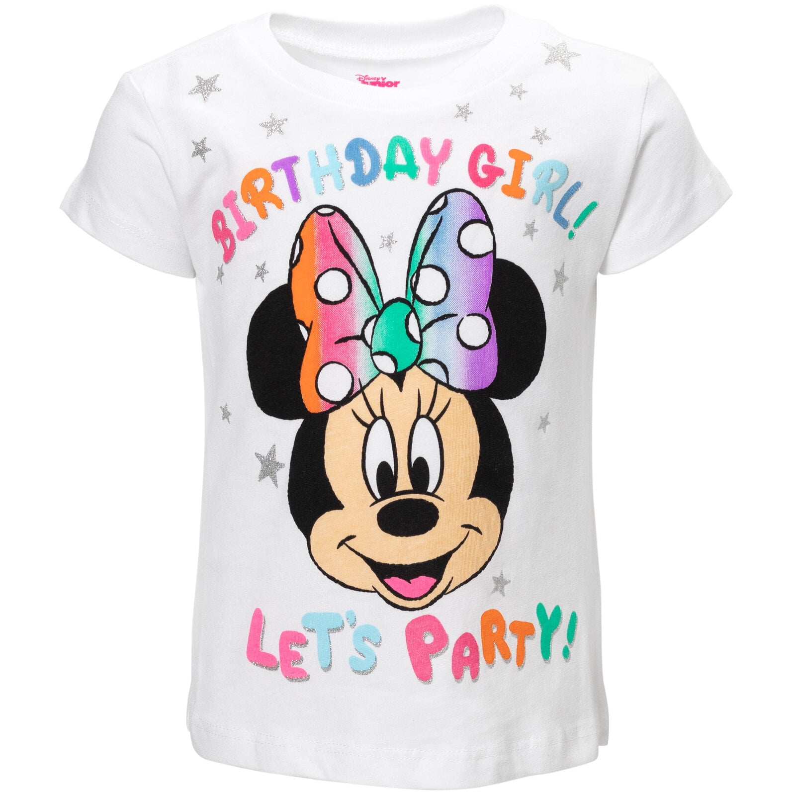 Disney Minnie Mouse Birthday Toddler Girls TShirt
