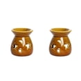 thumbnail image 1 of Matsuzay Quemador de aceite de cerámica para fragancia: llene el hogar con aromas aromáticos Llene la habitación con horno de fragancia para horno a amarillo 2Conjunto, 1 of 6