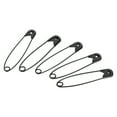 thumbnail image 1 of Uxcell Safety Pins 2.13 Inch Nickle Plated Small Sewing Pins Black 100Pcs, 1 of 5