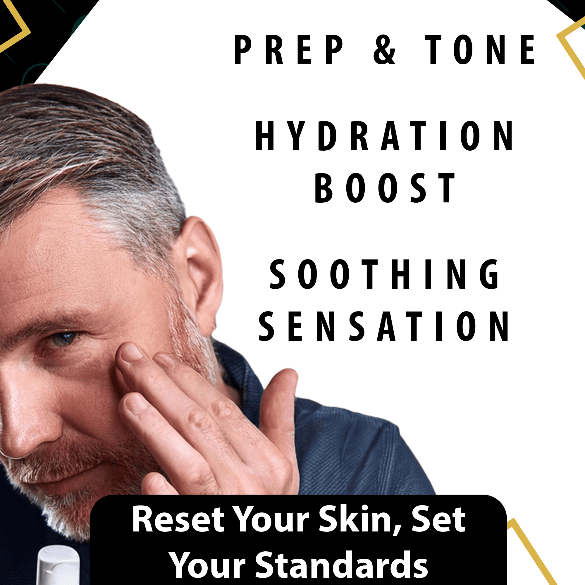 ANDRE SEALS Face Toner with Jojoba Oil, Lavender, and Hyaluronic Acid - Hydrating and Pore Tightening - 4 oz