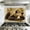 Color 2, variant on Kitchen Backsplash Peel and Stick Wall Murals Bear Brown Animal Modern Rustic Vintage Bear Lying Down Removable Mural 35.4"W x 23.6"H, Oil Proof Vinyl Wallpaper for Fireplace & Behind Stove