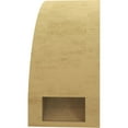 thumbnail image 4 of Ekena Millwork 5"W x 10"D x 10"H Ozark Rough Cedar Woodgrain TimberThane Knee Brace, Primed, 4 of 6