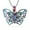 Rainbow-White, variant on Crystal Butterfly Cremation Urn Necklace for Ashes - Birthstone Urn Necklace for Ashes for Women Cremation Jewelry for Keepsake Pendant Ashes Keepsake Pendant