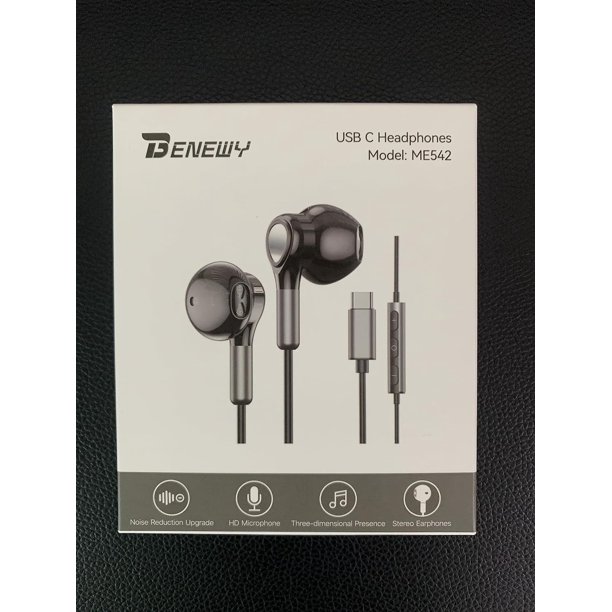 USB-C Headphones In-Ear Wired Earbuds with Microphone - Walmart.ca