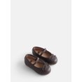 thumbnail image 2 of Wonder Nation Baby Girls Bow Ballet Dress Shoes, 2 of 5