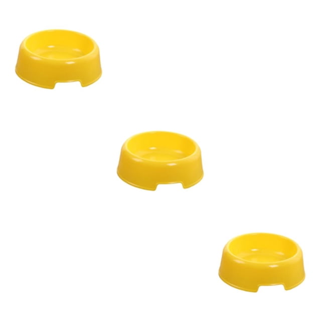 Cuenco para perros Methold Cuencos de plástico multifuncionales color amarillo