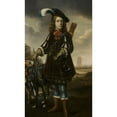 thumbnail image 2 of Douwe Juwes de Dowe 10x14 Gold Ornate Wood Frame and Double Matted Museum Art Print Titled - Portrait of a Boy in a Hunting Attire, 2 of 4