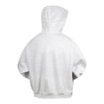 thumbnail image 5 of Txeol Men's Oversized Sweatshirt with Hood Loose Long Sleeve Pullovers Workout Casual Hoodies with Pocket,White,M, 5 of 8