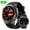 Black Case Black Silicone, variant on GPS Smart Watch, 1.43" HD AMOLED Screen, 100+ Sports Modes, 35-Day Standby, Compatible with iOS & Android, Ideal Gift for Thanksgiving & Halloween