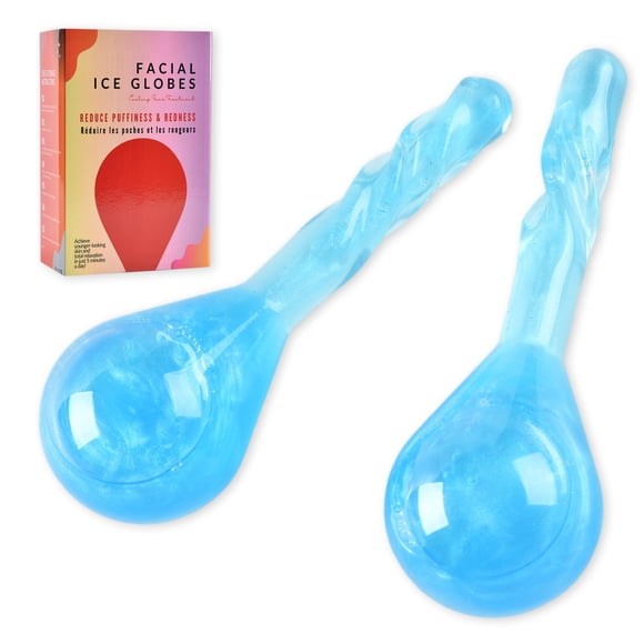 Globos de hielo faciales Globo de hielo para cara, ojos, cuello, herramienta para el cuidado de la piel para reducir el enrojecimiento de la cara hinchada de los ojos, kit de belleza de crioterapia co