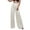 White, variant on Plus Size Pants Clothing Women's High Waisted Sequin Loose Drape Wide Leg Pants Fashion Casual Pants