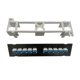 thumbnail image 1 of SC Optical 10 Port Patch Panel Supports Back Unshielded for w/ Coded T568A/B Wiring for RJ45 Network Cables Rack/Wall Mo, 1 of 4