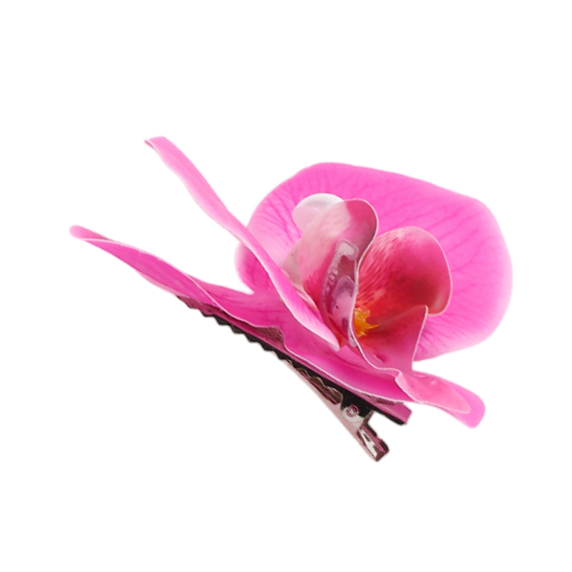 Unique Bargains Elegant Flower Hair Clip Hairdo Clip 3.54"x3.15"x1.14" Purple