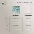 thumbnail image 6 of Lilly Pad Abstract I Canvas Coastal Farmhouse Wall Art by Art Remedy, Gallery Wrapped, 40" x 40", 6 of 7