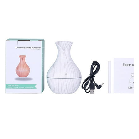 

TureClos Air Humidifier Aroma Diffuser Living Room Bedroom Atomizer with 7 Color LED Night Light 130ml