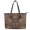 Beast Claw Pattern, variant on POLERO Tote Bag Dark Spider web Casual Handbag for Travel, PU Leather Lightweight Waterproof Saddle Handbag
