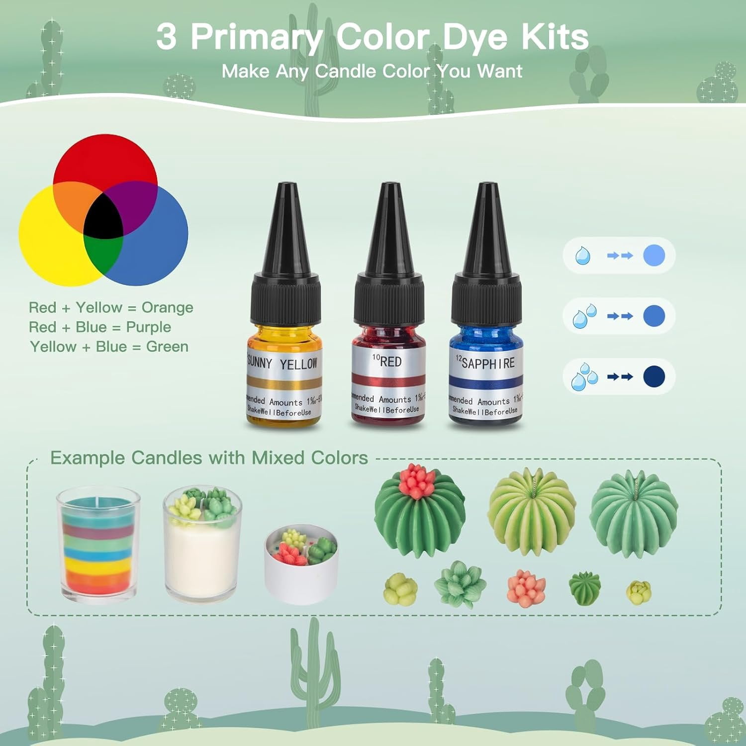 Candle Making Kit for Adults & Beginners - -in- DIY Candle Supplies with 1200g  Soy Wax, Hot Plate, 2 Succulent Molds, 8 Jars &  Boxes |  for  Crafts & Gifting
