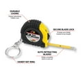 thumbnail image 3 of Performance Tool W5006 Pocket Size Tape Measure with Key Ring Attachment - Durable Casing for Rough Treatment, 3 of 6