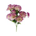 thumbnail image 1 of Ramo de flores artificiales de seda de 7 cabezas para bodas, hogar y exteriores, tamaño 37 cm, disponible en 9 colores., 1 of 8