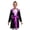 Black&Hot Pink, variant on Boys Boxing Robe Long Sleeve Metallic Hooded Boxer Cloak with Belt Set Boxing Match Clothes Black&Silver 12