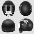 thumbnail image 4 of Casco de moto Westt Classic 3/4 de cara abierta aprobado por el DOT, 4 of 6