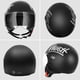 thumbnail image 4 of Casco de moto Westt Classic 3/4 de cara abierta aprobado por el DOT, 4 of 6