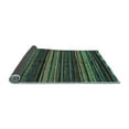 thumbnail image 2 of Ahgly Company Indoor Square Oriental Light Blue Modern Area Rugs, 4' Square, 2 of 4