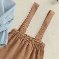 thumbnail image 4 of Paguaki Baby Boy Clothing Set Winter Baby Boy Clothes Outfits Bow Tie Long Sleeve Button Romper And Overalls Pants Suit 0 6 9 12 18 24 Months, 4 of 5