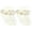Ivory, variant on Jefferies Socks Girls Socks, 2 Pair Misty Ruffle Turn Cuff Cotton Socks (Little Girls & Big Girls)