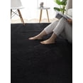 thumbnail image 2 of Faux Short Fur Area Rug-Dark Blue, 2 of 6