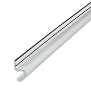 M-D Building Products 91396 96 in. White Vinyl-coated Foam Top and Sides Door Seal for Doors with Kerf/Channel