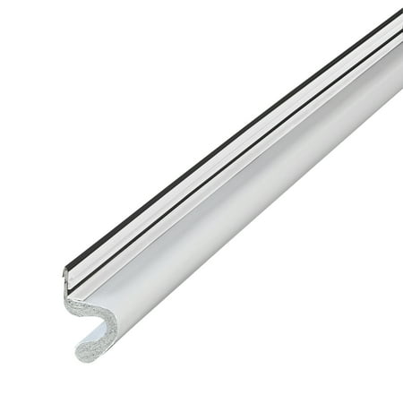 M-D Building Products 91868 81 in. White Vinyl-coated Foam Top and Sides Door Seal for Doors with Kerf/Channel