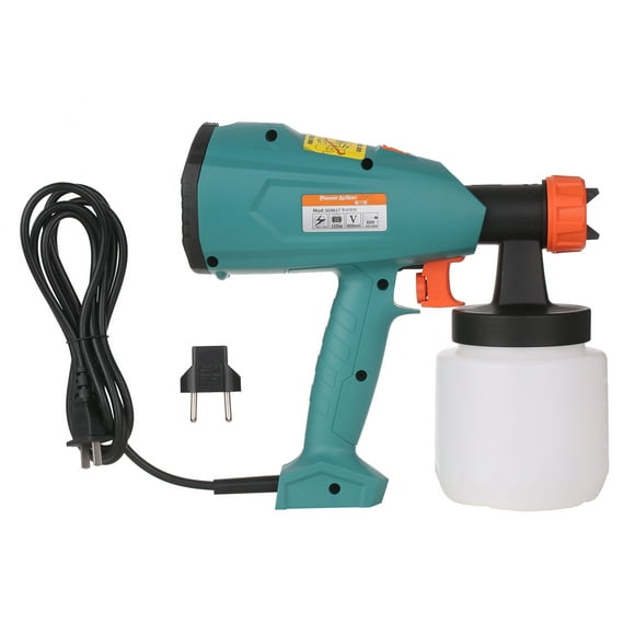 Amdohai Power Paint Sprayer 550W High Power HVLP Spray Paint Machine with 800ml Container for House Painting DIY Cabinets Decks Furniture