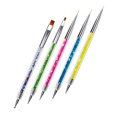 thumbnail image 1 of Herramientas Para Uñas Kit De Herramientas Para Puntear Y Pinceles Terminados, Herramienta De Revestimiento De Doble Propósito, Pinceles Para Decoración De Uñas Con Mangos Brillantes, 5 Piezas Eigraketly CE002455-00, 1 of 6