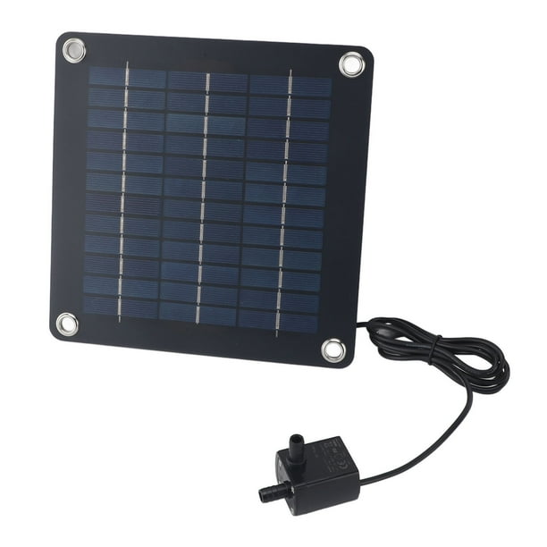 Kit De Panel Solar De 20 W, Caudal De 240 L/H, Fácil De Instalar, Bomba De Fuente De Agua Solar De Ahorro De Energía Respetuosa Con El Medio Ambiente, Eficiente Para Estanque