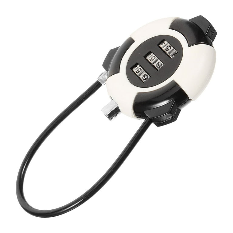 Count Drawer Security Lock Wire Cable Combination Load Backpack